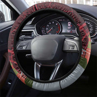 Russia Moscow Capital Steering Wheel Cover Moskva Red Square Map