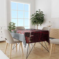 Russia Moscow Capital Tablecloth Moskva Red Square Map