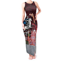 Russia Moscow Capital Tank Maxi Dress Moskva Red Square Map