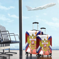 Russia Day Luggage Cover Coat Of Arms With Saint Basil's Cathedral