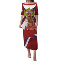 Russia Day Puletasi Coat Of Arms With Saint Basil's Cathedral