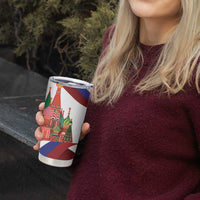 Russia Day Tumbler Cup Coat Of Arms With Saint Basil's Cathedral