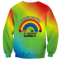 Pride Month LGBT Sweatshirt In June We Wear Rainbow - Wonder Print Shop
