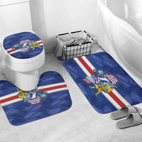 Cabo Verde Football 2026 Bathroom Set Forca Tubaroes Azuis