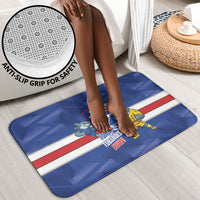 Cabo Verde Football 2026 Bathroom Set Forca Tubaroes Azuis