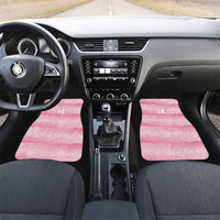 Cabo Verde Football 2026 Custom Car Mats Tubaroes Azuis Goalkeeper Pink Jersey