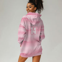 Cabo Verde Football 2026 Custom Hoodie Dress Tubaroes Azuis Goalkeeper Pink Jersey