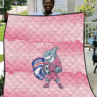 Cabo Verde Football 2026 Custom Quilt Tubaroes Azuis Goalkeeper Pink Jersey