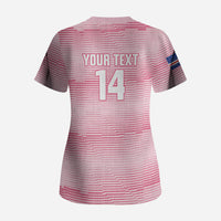Cabo Verde Football 2026 Custom Scrub Top Tubaroes Azuis Goalkeeper Pink Jersey