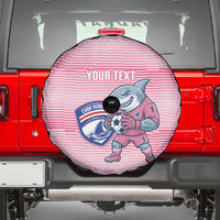 Cabo Verde Football 2026 Custom Spare Tire Cover Tubaroes Azuis Goalkeeper Pink Jersey