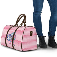 Cabo Verde Football 2026 Custom Travel Bag Tubaroes Azuis Goalkeeper Pink Jersey