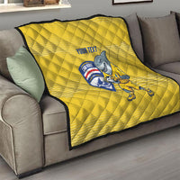 Cabo Verde Football 2026 Custom Quilt Tubaroes Azuis Goalkeeper Yellow Jersey