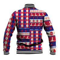 Haiti Christmas Baseball Jacket Jwaye Nowe 2023 With Coat Of Arms - Wonder Print Shop