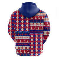 Haiti Christmas Hoodie Jwaye Nowe 2023 With Coat Of Arms - Wonder Print Shop