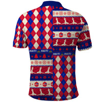 Haiti Christmas Polo Shirt Jwaye Nowe 2023 With Coat Of Arms - Wonder Print Shop