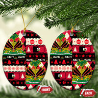 Haiti 1964 Christmas Ceramic Ornament Jwaye Nowe 2023 With Coat Of Arms - Wonder Print Shop