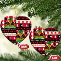 Haiti 1964 Christmas Ceramic Ornament Jwaye Nowe 2023 With Coat Of Arms - Wonder Print Shop