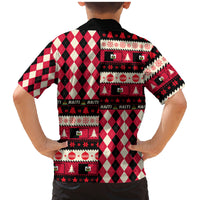 Haiti 1964 Christmas Family Matching Mermaid Dress and Hawaiian Shirt Jwaye Nowe 2023 With Coat Of Arms - Wonder Print Shop