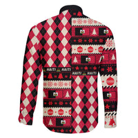 Haiti 1964 Christmas Family Matching Off Shoulder Short Dress and Hawaiian Shirt Jwaye Nowe 2023 With Coat Of Arms - Wonder Print Shop