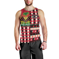 Haiti 1964 Christmas Men Tank Top Jwaye Nowe 2023 With Coat Of Arms - Wonder Print Shop