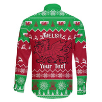 Personalised Wales Christmas Family Matching Mermaid Dress and Hawaiian Shirt Nadolig Llawen Cymru Unique Version - Wonder Print Shop