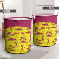 West Indies Cricket Custom Laundry Basket Windies Palm Tree Tropical Style - Wonder Print Shop