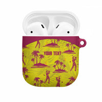 West Indies Cricket Custom AirPods Case Windies Palm Tree Tropical Style - Wonder Print Shop