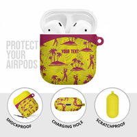 West Indies Cricket Custom AirPods Case Windies Palm Tree Tropical Style - Wonder Print Shop