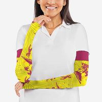 West Indies Cricket Custom Arm Sleeves Windies Palm Tree Tropical Style - Wonder Print Shop