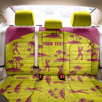 West Indies Cricket Custom Back Car Seat Cover Windies Palm Tree Tropical Style - Wonder Print Shop