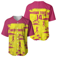 West Indies Cricket Custom Baseball Jersey Windies Palm Tree Tropical Style - Wonder Print Shop