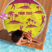 West Indies Cricket Custom Beach Blanket Windies Palm Tree Tropical Style - Wonder Print Shop