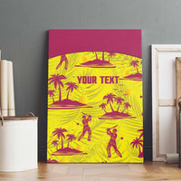 West Indies Cricket Custom Canvas Wall Art Windies Palm Tree Tropical Style - Wonder Print Shop