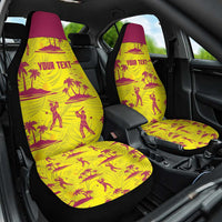 West Indies Cricket Custom Car Seat Cover Windies Palm Tree Tropical Style - Wonder Print Shop