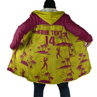 West Indies Cricket Custom Cloak Windies Palm Tree Tropical Style - Wonder Print Shop