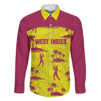 West Indies Cricket Custom Family Matching Mermaid Dress and Hawaiian Shirt Windies Palm Tree Tropical Style - Wonder Print Shop