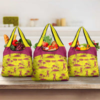 West Indies Cricket Custom Grocery Bag Windies Palm Tree Tropical Style - Wonder Print Shop