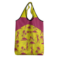 West Indies Cricket Custom Grocery Bag Windies Palm Tree Tropical Style - Wonder Print Shop