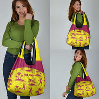 West Indies Cricket Custom Grocery Bag Windies Palm Tree Tropical Style - Wonder Print Shop