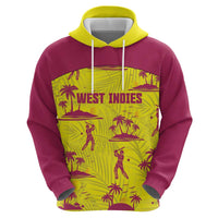 West Indies Cricket Custom Hoodie Windies Palm Tree Tropical Style - Wonder Print Shop