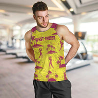 West Indies Cricket Custom Men Tank Top Windies Palm Tree Tropical Style - Wonder Print Shop