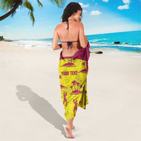West Indies Cricket Custom Sarong Windies Palm Tree Tropical Style - Wonder Print Shop