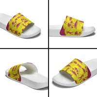 West Indies Cricket Custom Slide Sandals Windies Palm Tree Tropical Style - Wonder Print Shop