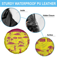 West Indies Cricket Custom Spare Tire Cover Windies Palm Tree Tropical Style - Wonder Print Shop