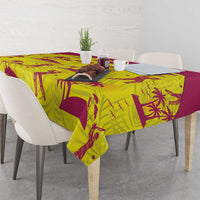 West Indies Cricket Custom Tablecloth Windies Palm Tree Tropical Style - Wonder Print Shop