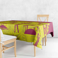 West Indies Cricket Custom Tablecloth Windies Palm Tree Tropical Style - Wonder Print Shop