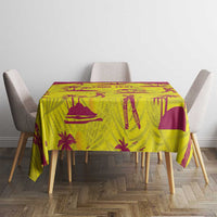 West Indies Cricket Custom Tablecloth Windies Palm Tree Tropical Style - Wonder Print Shop