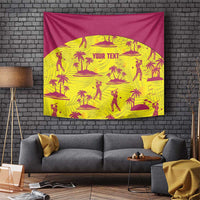 West Indies Cricket Custom Tapestry Windies Palm Tree Tropical Style - Wonder Print Shop