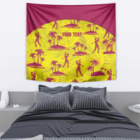 West Indies Cricket Custom Tapestry Windies Palm Tree Tropical Style - Wonder Print Shop