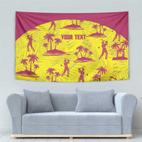 West Indies Cricket Custom Tapestry Windies Palm Tree Tropical Style - Wonder Print Shop